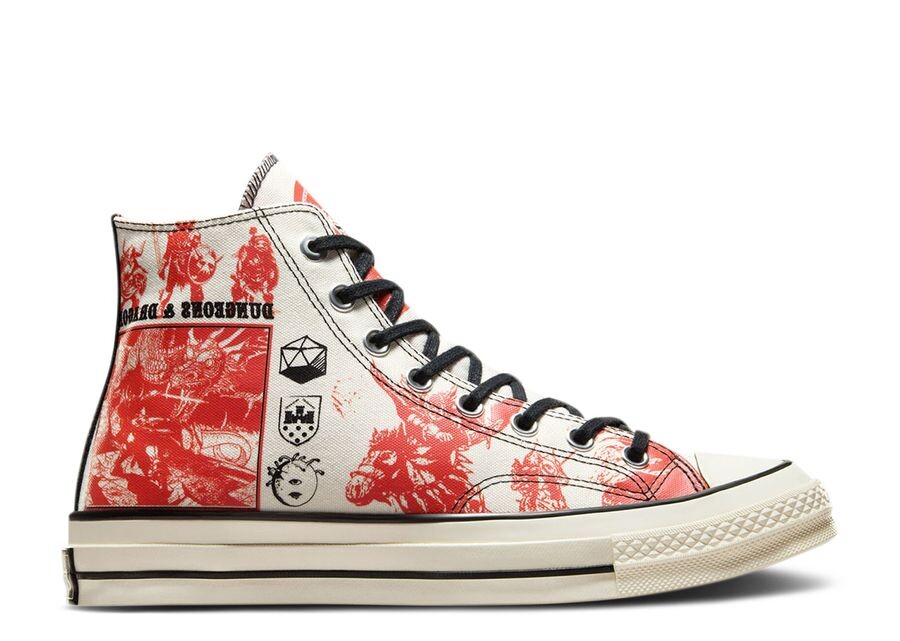 

Кроссовки Converse Dungeons & Dragons X Chuck Taylor All Star High, цвет Egret Red