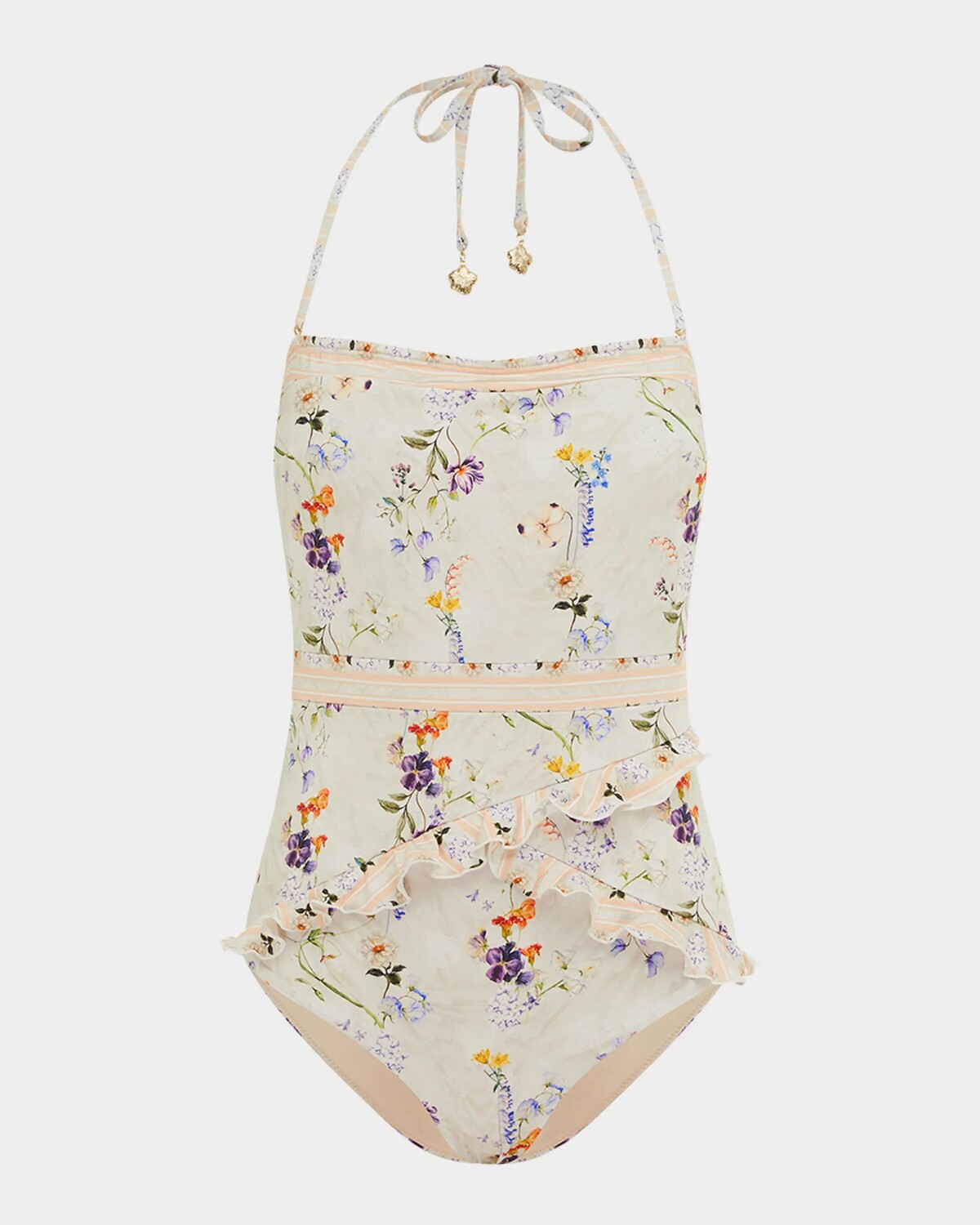 

Сплошной купальник Bridget Bandeau Aqua Blu Australia, мультиколор