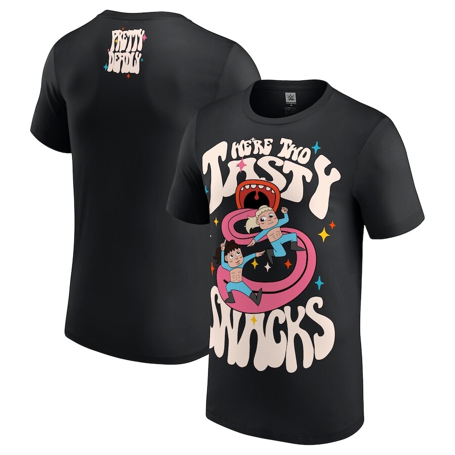 

Футболка с коротким рукавом WWE Authentic Pretty Deadly, черный