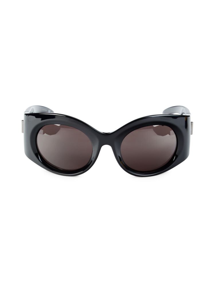 

Овальные солнцезащитные очки 58MM Balenciaga, черный