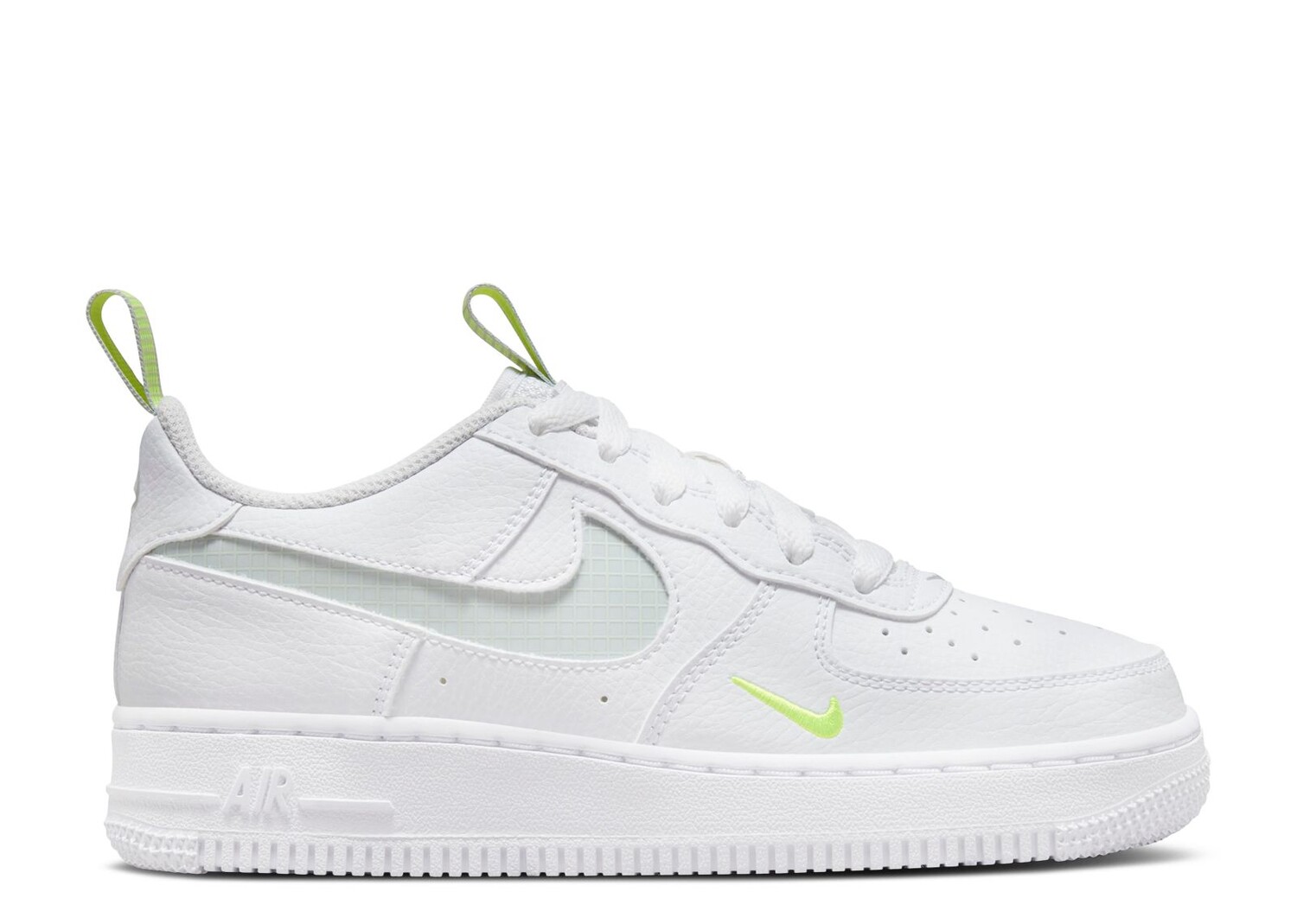 

Кроссовки Nike Air Force 1 Lv8 Gs 'White Volt', белый