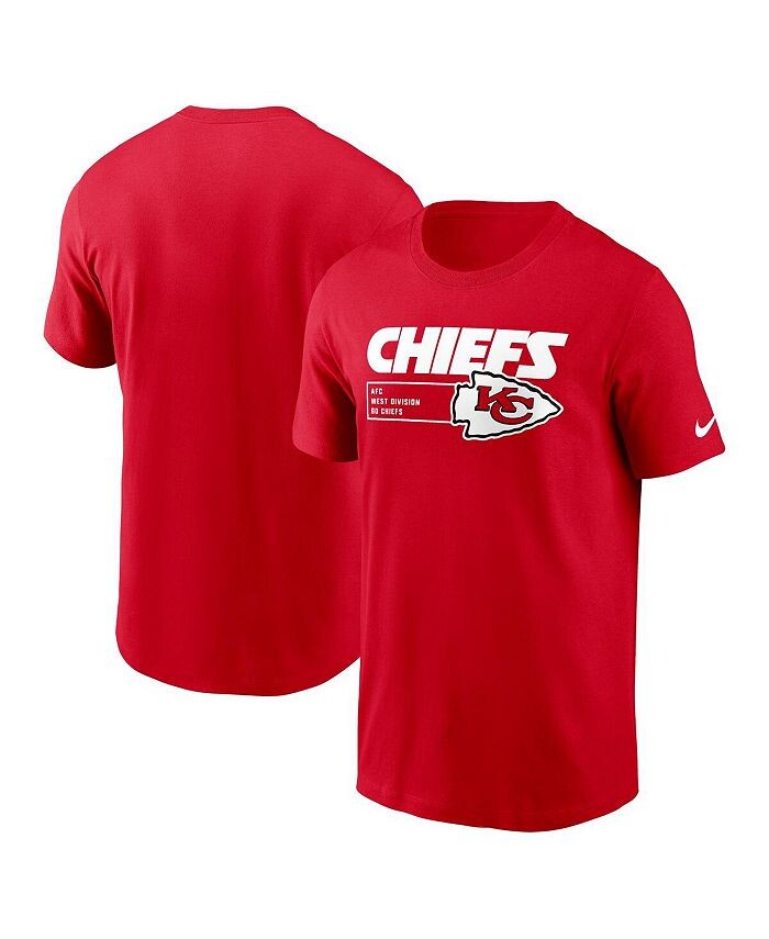 

Мужская красная футболка Kansas City Chiefs Division Essential Nike, красный