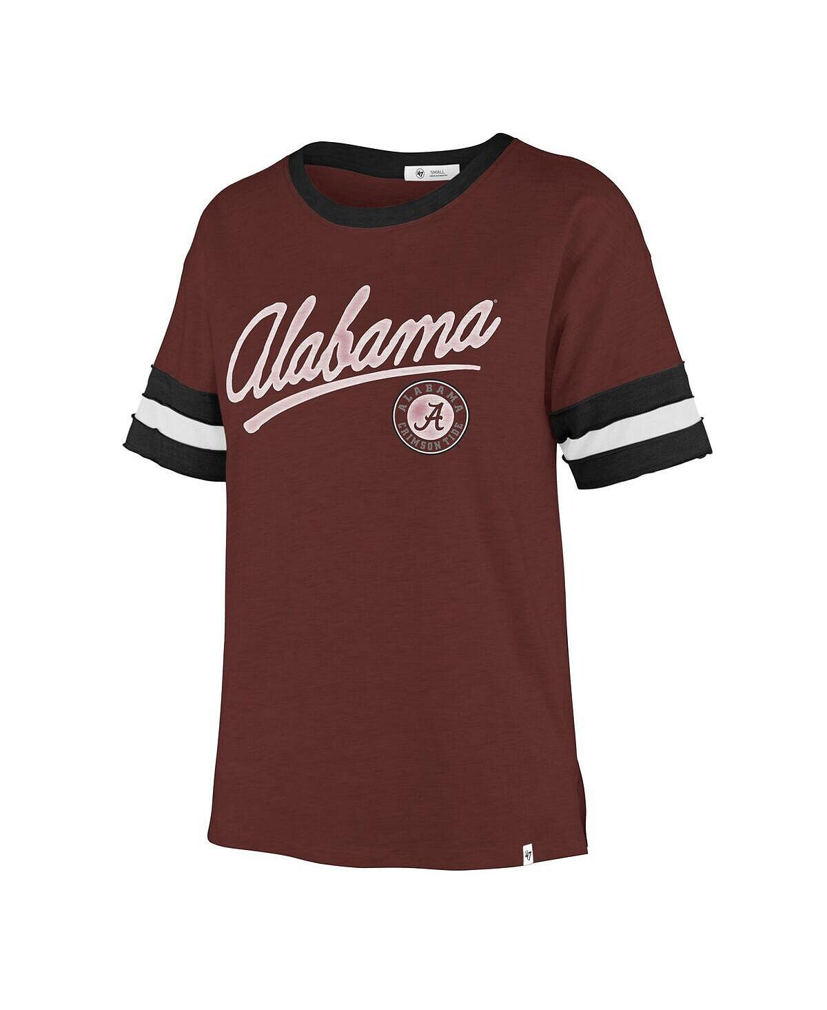

Женская футболка '47 Crimson Alabama Crimson Tide Dani Retro Slub '47 Brand