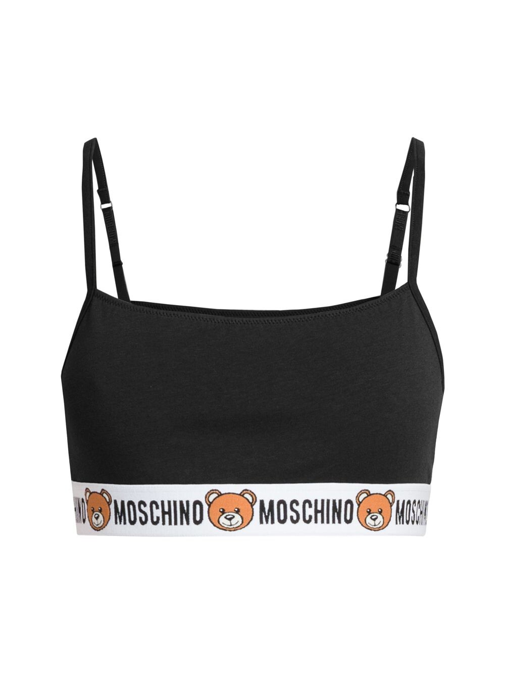 

Лента нижнее белье спортивный бюстгальтер Moschino, черный