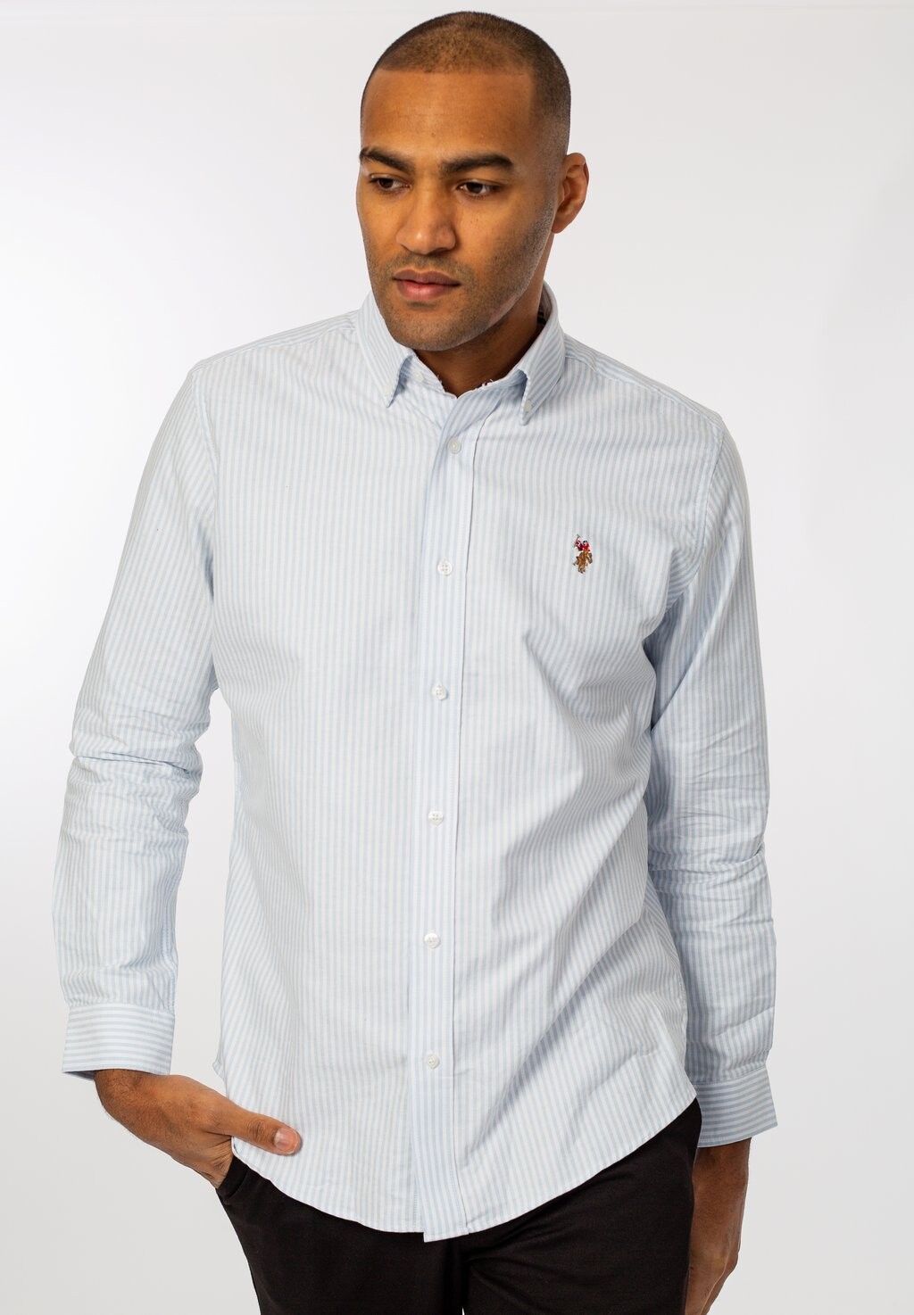 

Рубашка ARMIN OXFORD U.S. Polo Assn., цвет light blue stripe
