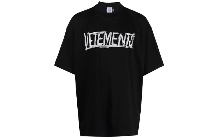 

Футболка унисекс черная Vetements, черный