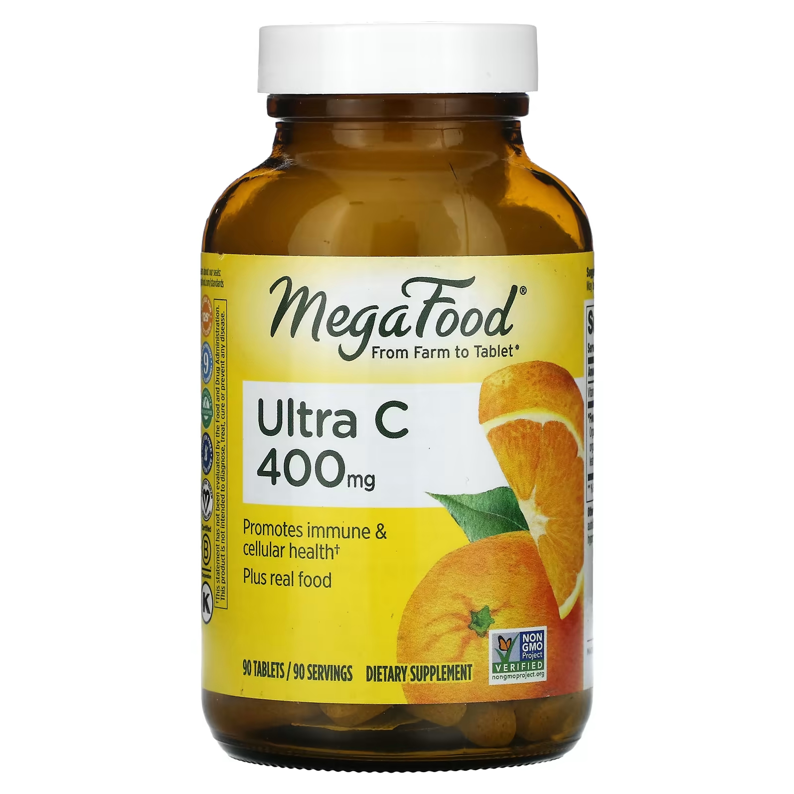 Пищевая добавка MegaFood 400 мг ультра С, 90 таблеток megafood ultra c 400 90 таблеток