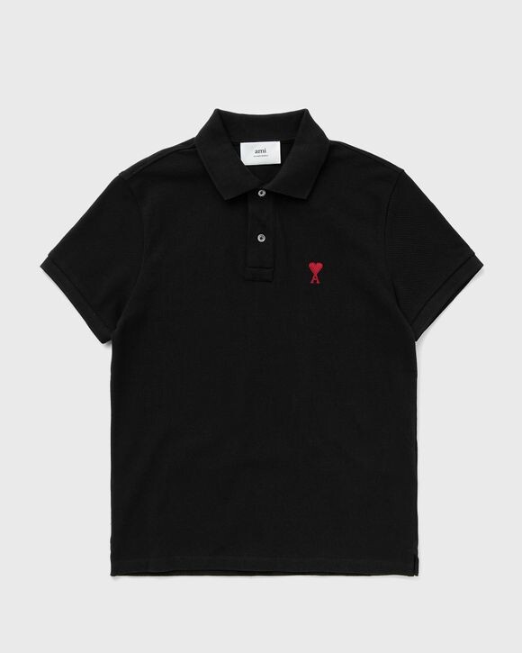 

Поло Ami Paris Ami De Coeur Polo Shirt, нуар