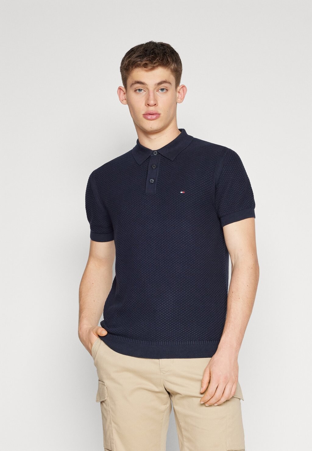 

Рубашка поло Tommy Hilfiger, темно-синий