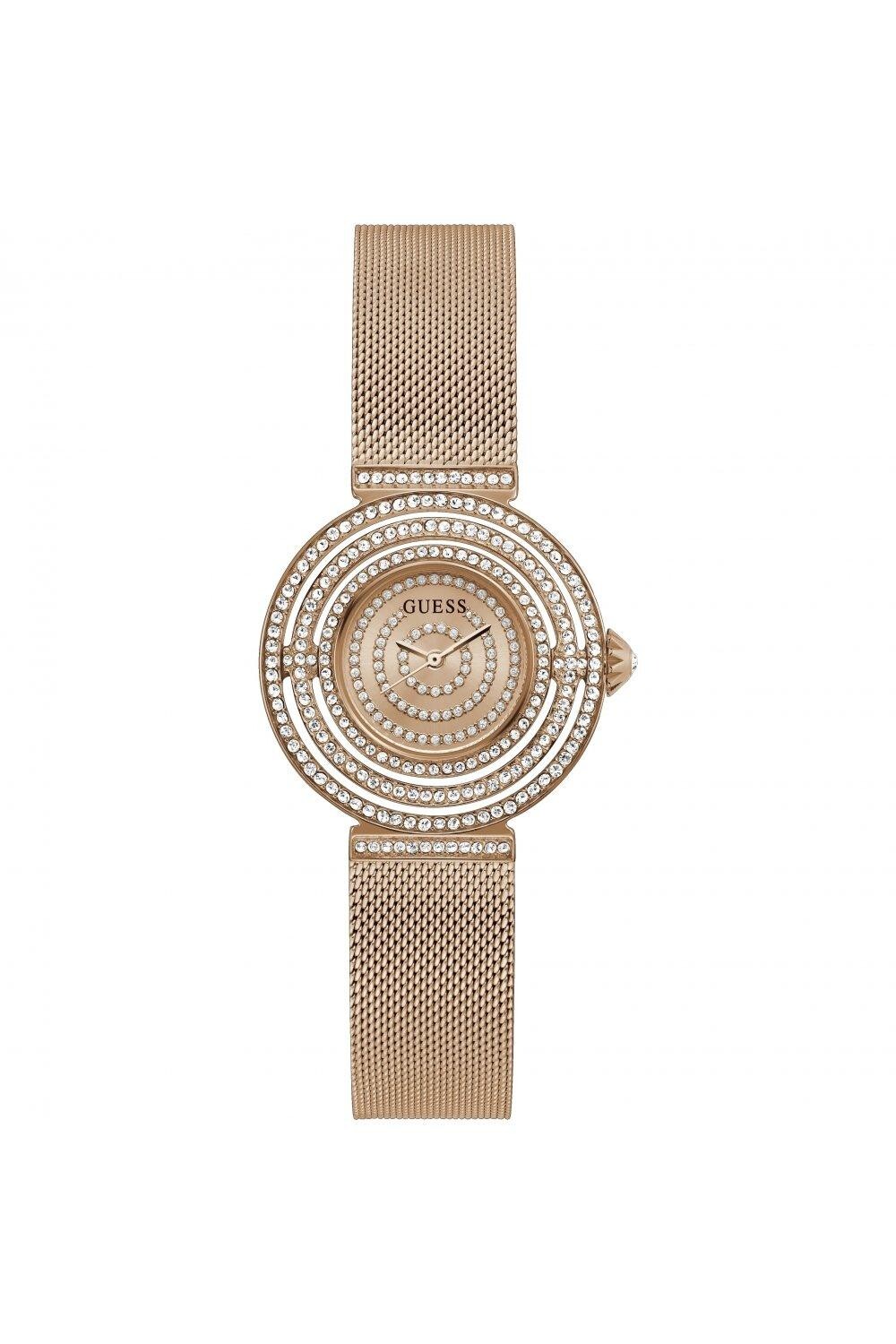 

Модные аналоговые кварцевые часы Dream из нержавеющей стали - Gw0550L3 Guess, розовое золото