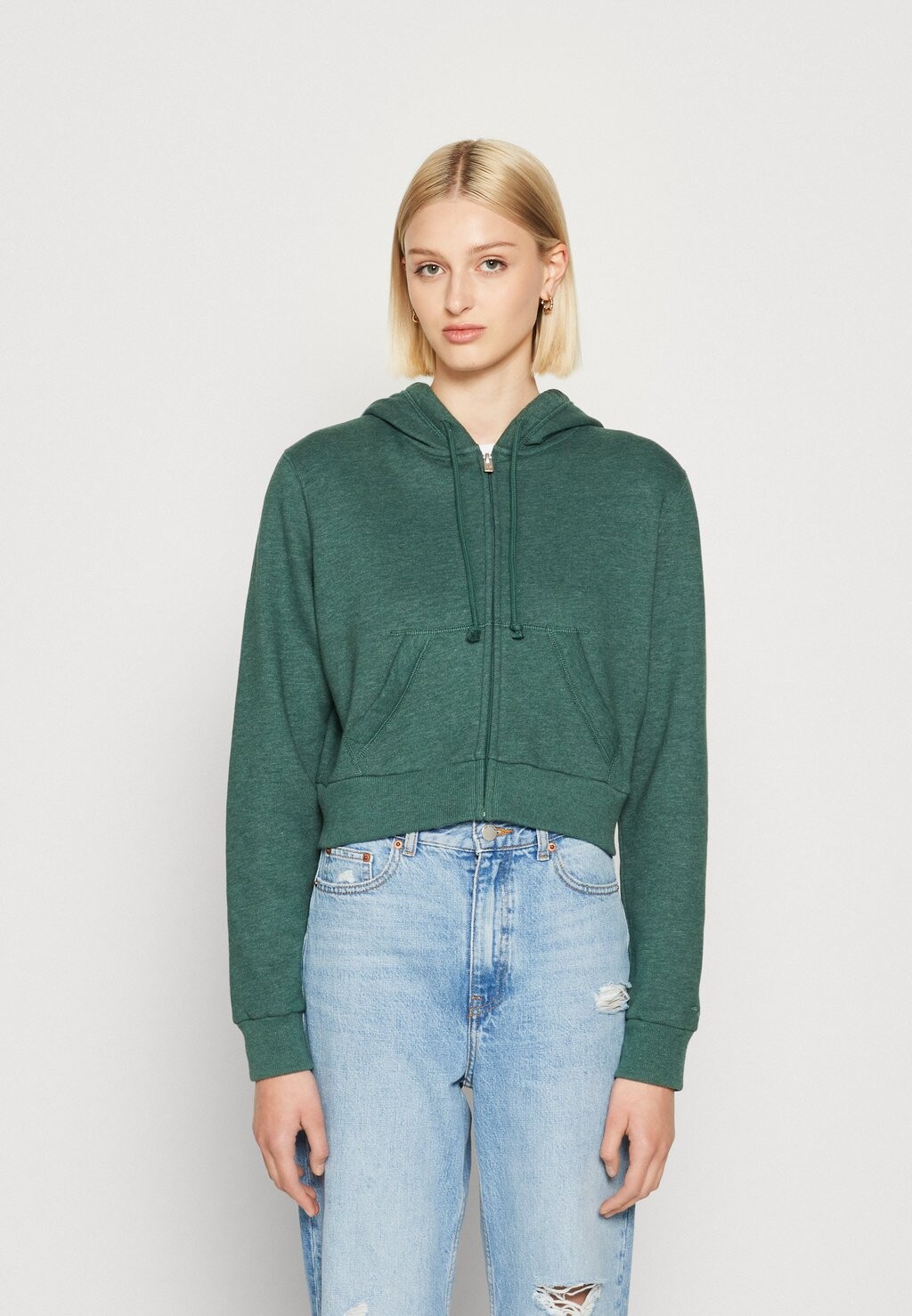 

Толстовка на молнии Hollister Co., Серый