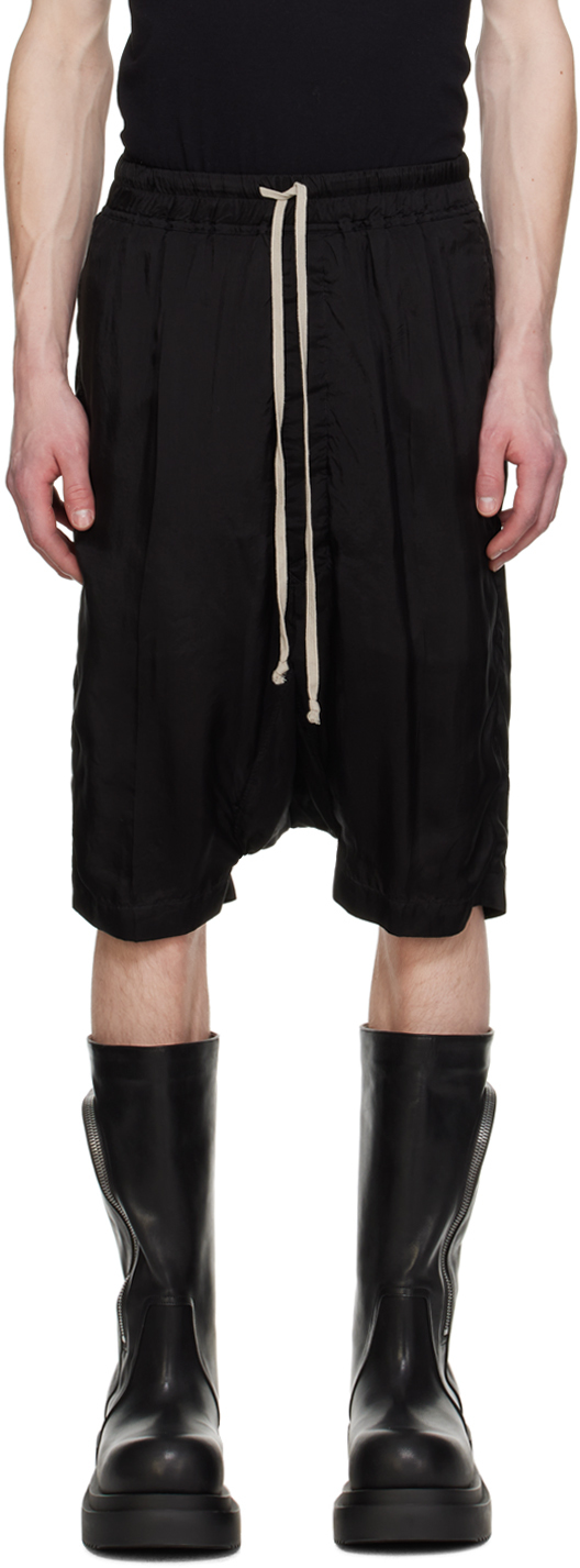 Черные шорты Rick Owens, цвет Black