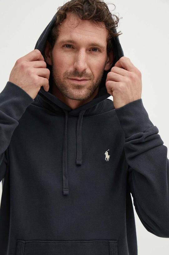 

Хлопковая толстовка Polo Ralph Lauren, темно-синий