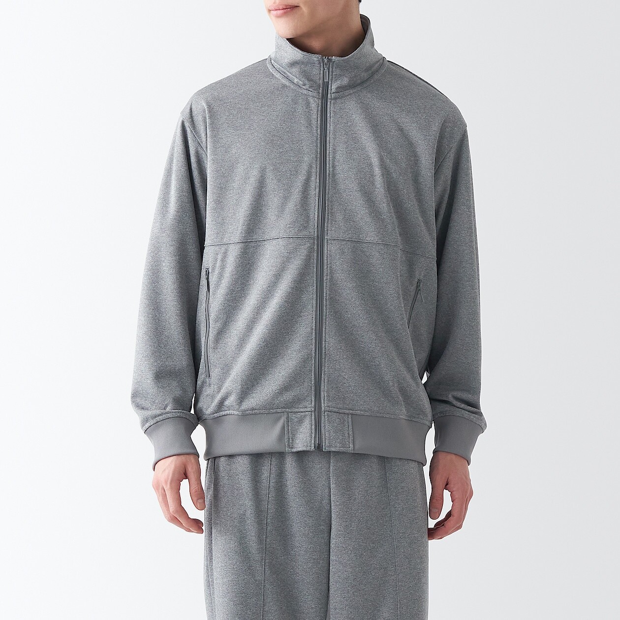 

Спортивная куртка с УФ-разрезом MUJI, средне-серый