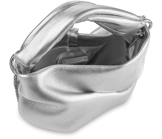 

Красивая сумка Jimmy Choo, серебряный