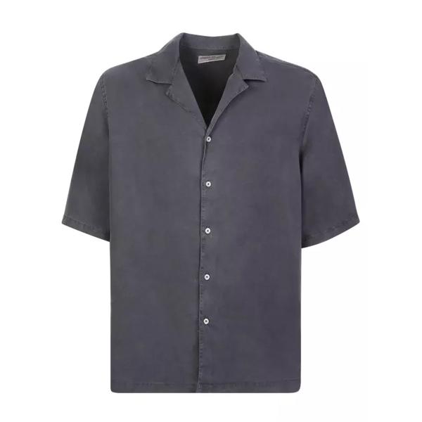 Футболка dark eren shirt Officine Generale, серый отпускная рубашка с принтом officine generale eren