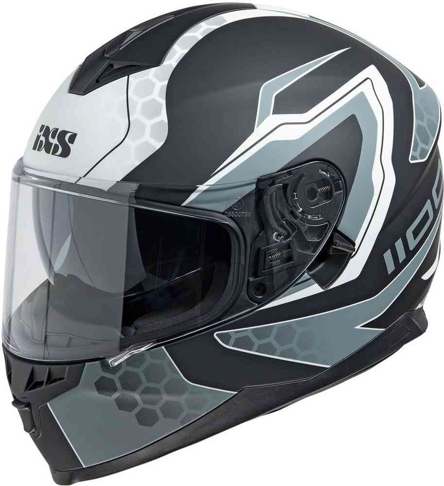 1100 2.2 Шлем IXS, черный матовый/белый 1100 1 0 шлем ixs синий мэтт