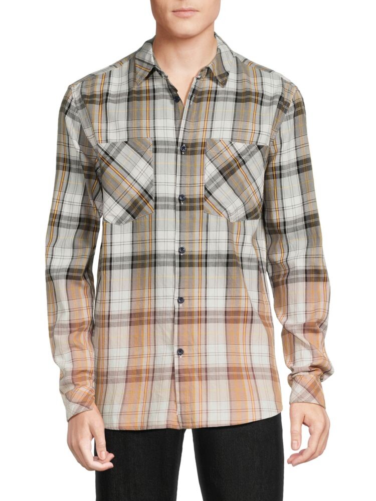 

Рубашка в клетку с длинным рукавом Eleven Paris, цвет Grey Multi