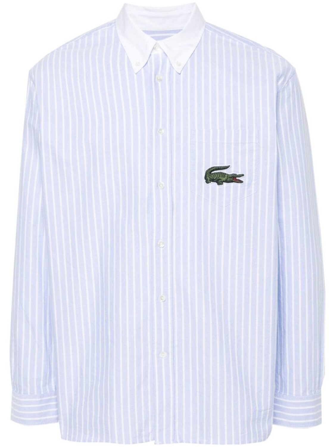 

Lacoste рубашка с нашивкой-логотипом, синий