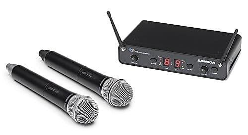 

Беспроводная система Samson Concert 288 Dual-Channel UHF Wireless Handheld Mic System - H Band (470-518 MHz)