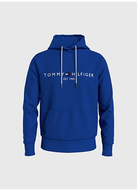 

Синяя мужская толстовка с воротником с капюшоном Tommy Hilfiger, Синий