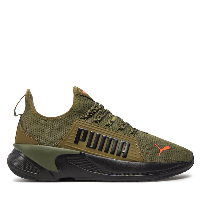 

Кроссовки Puma Soft Premier Slip-On 376540 17 Olive Drab/Neon Sun/Black, зеленый