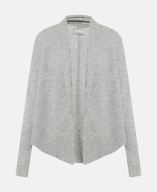 

Кашемировый кардиган Zadig&Voltaire, светло-серый