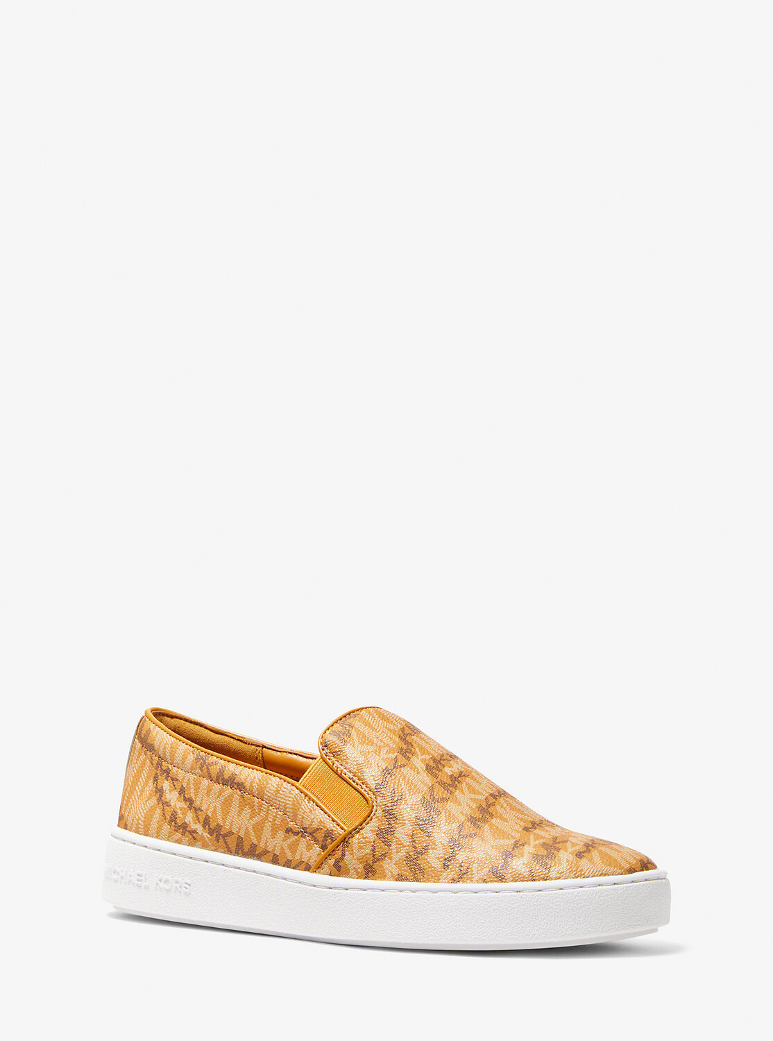 

Кожаные слипоны с логотипом Keaton Animal Michael Kors