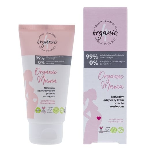 

4organic Organic Mama Натуральный питательный крем против растяжек 50мл