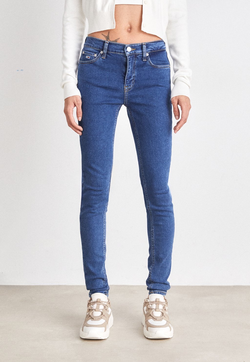 Джинсы Skinny Fit Nora Skinny Tommy Jeans, цвет denim medium джинсы skinny fit skinny pepe jeans цвет denim