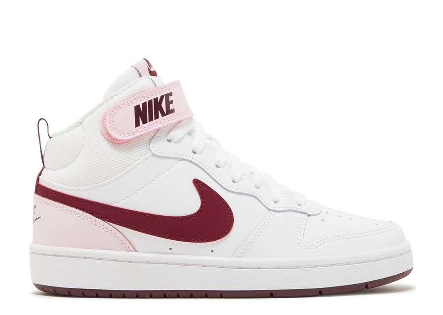 

Кроссовки Nike Court Borough Mid 2 Gs 'Pink Foam', белый