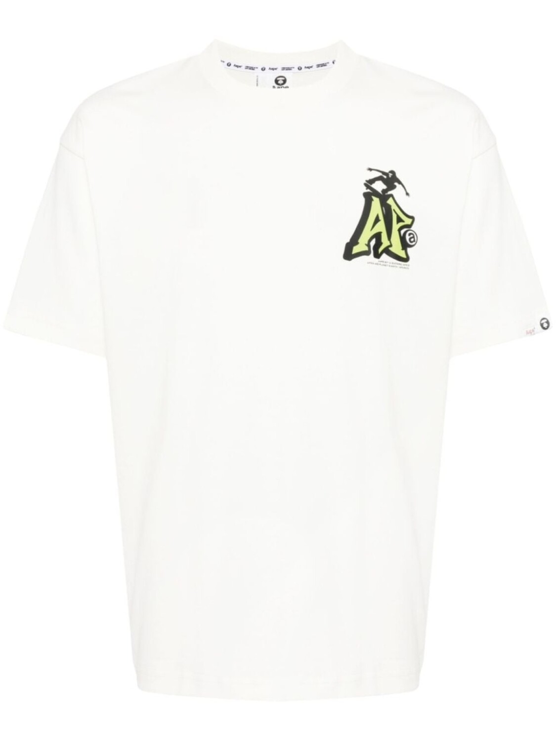 

AAPE BY *A BATHING APE футболка с логотипом, нейтральный цвет
