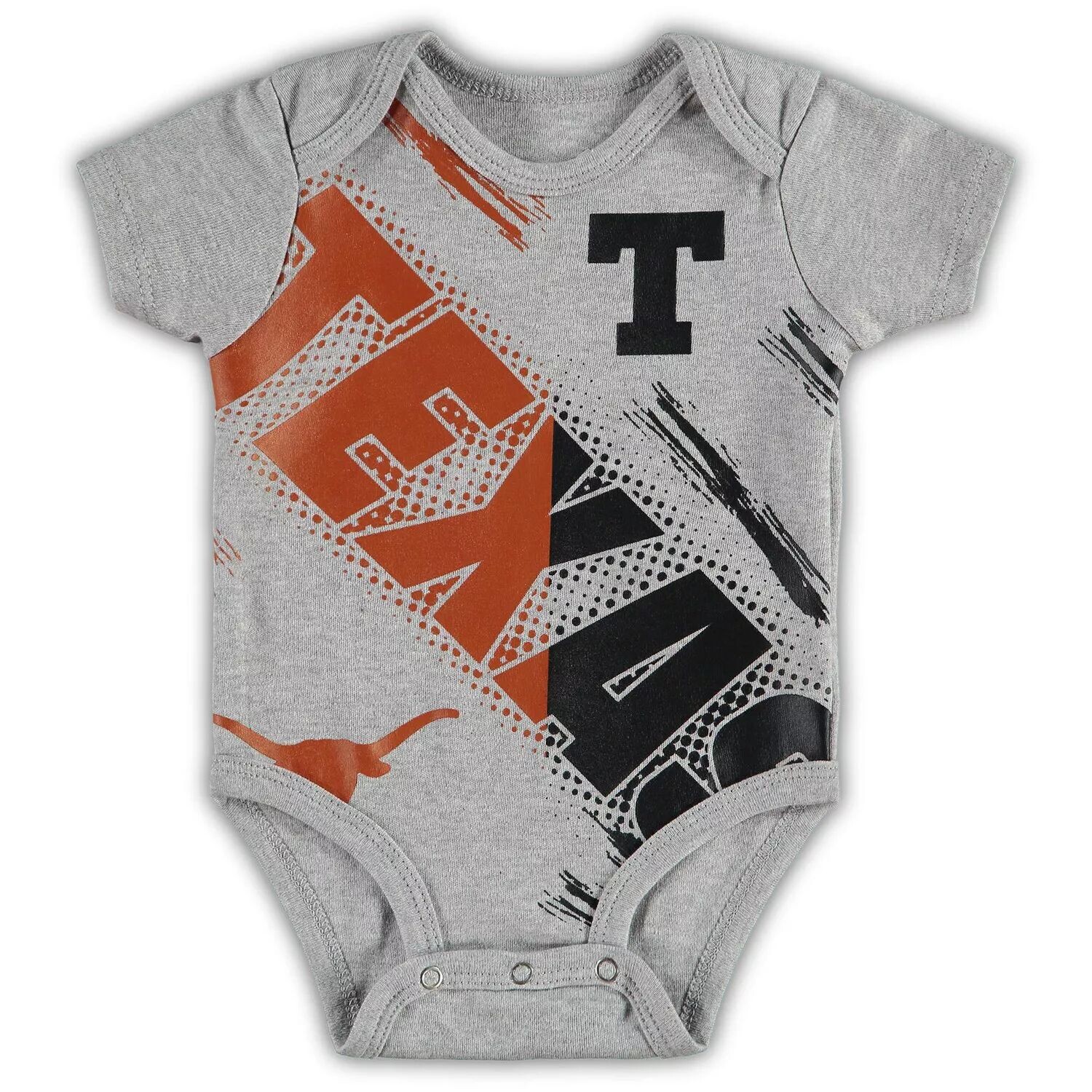

Серый боди с принтом Texas Longhorns для новорожденных Outerstuff