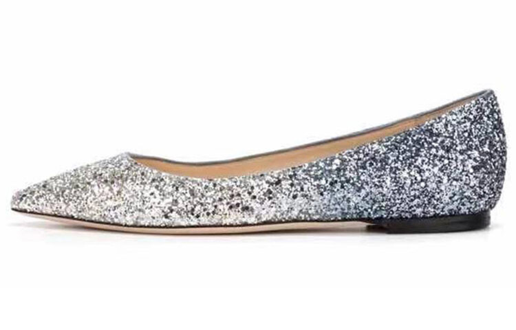 

Jimmy Choo Wmns Romy Туфли на плоской подошве Синий/Серебристый