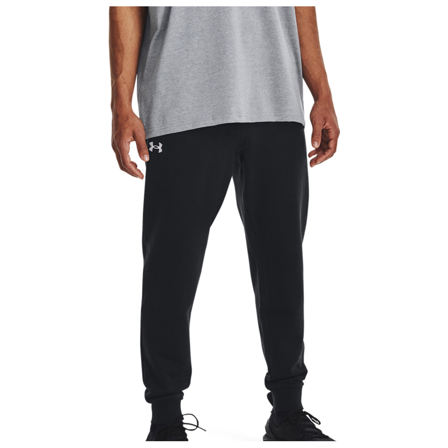 Тренировочные брюки Under Armour Rival Fleece Joggers, цвет Black/White