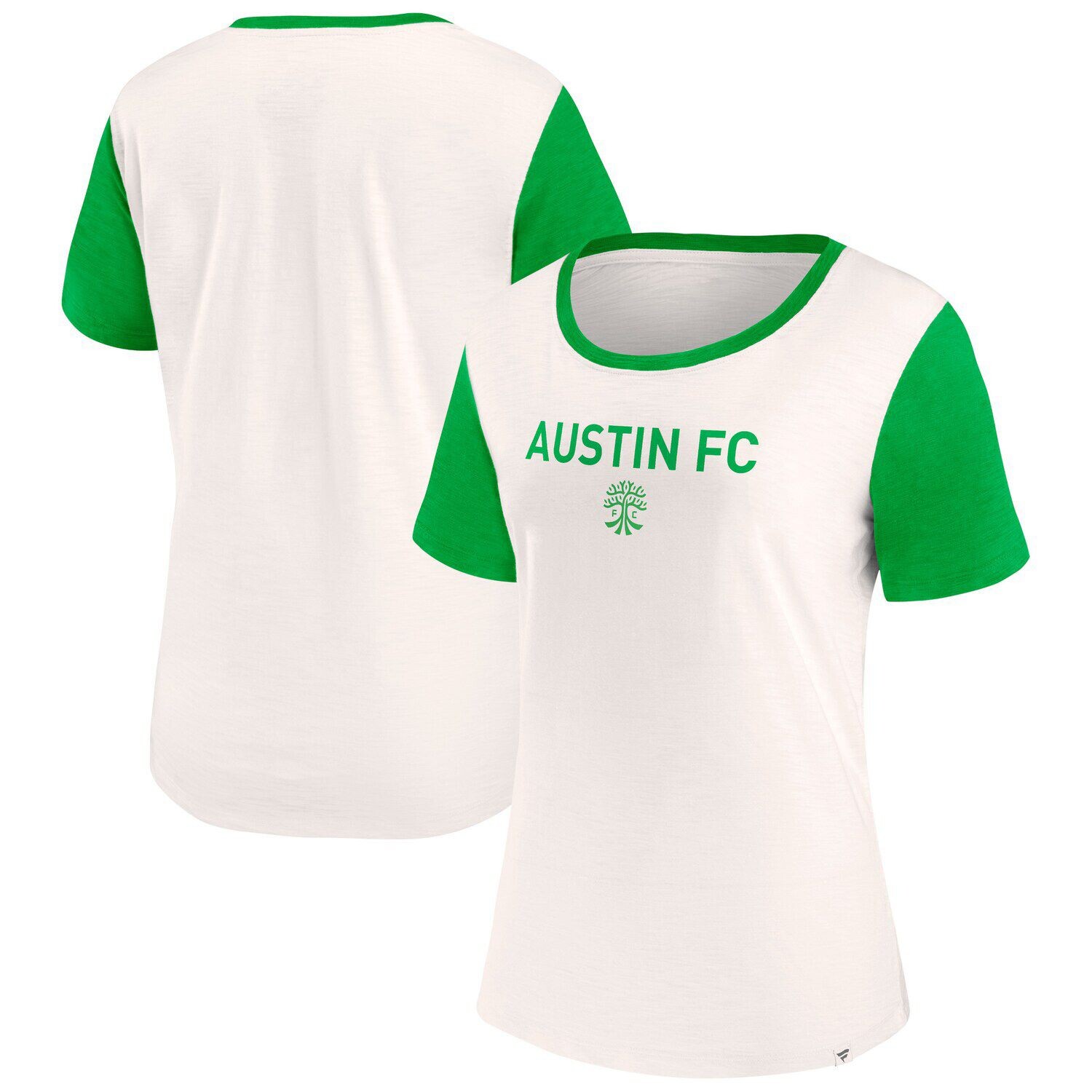 

Женская кремовая футболка с логотипом Fanatics Austin FC Volley Fanatics, Бежевый