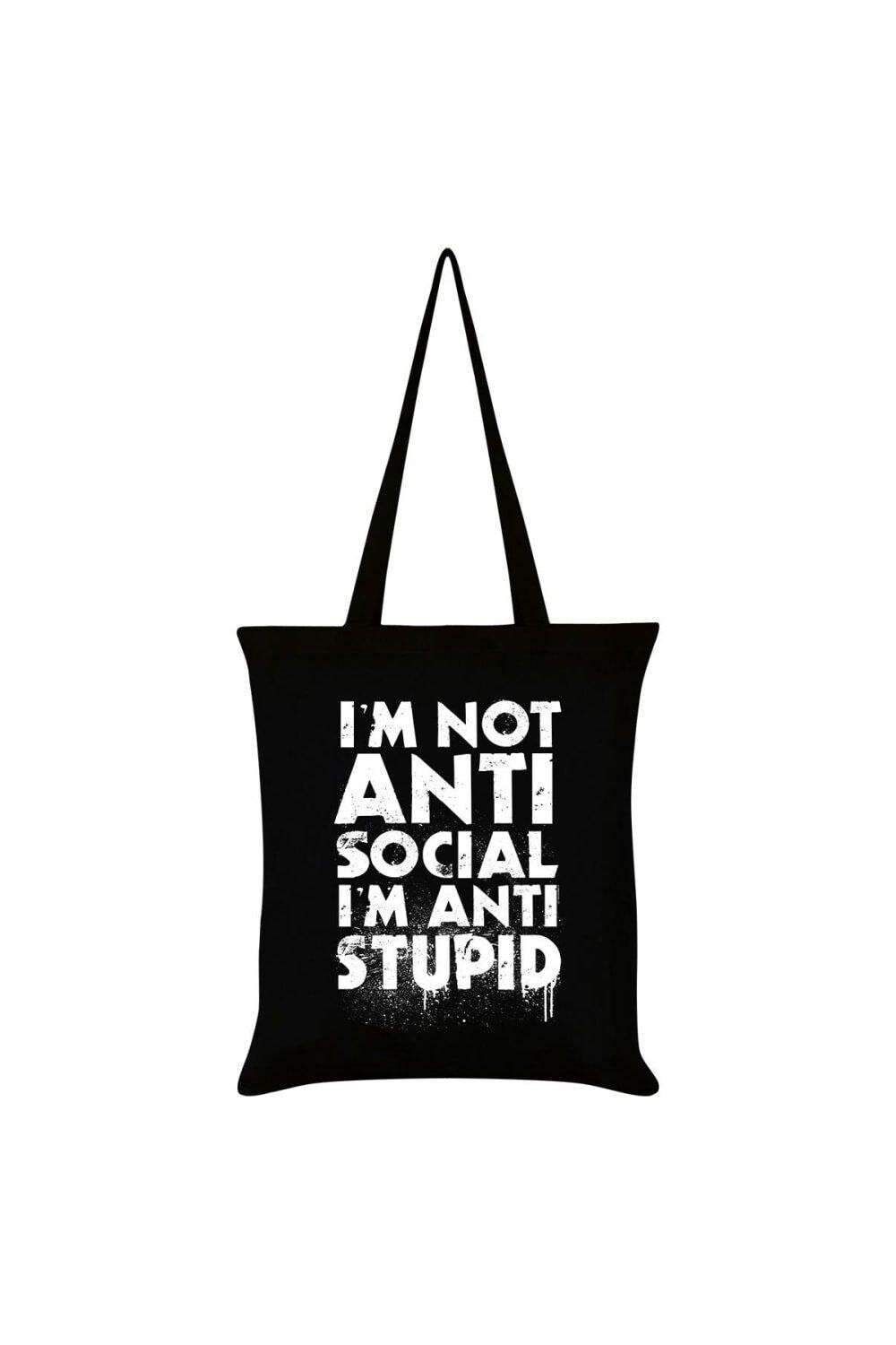 

Я не антисоциальный, я против глупой большой сумки Grindstore, черный