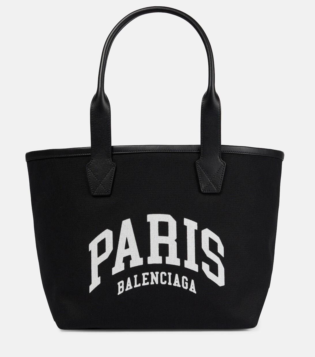 

Холщовая сумка-тоут Cities Jumbo маленького размера Balenciaga, черный