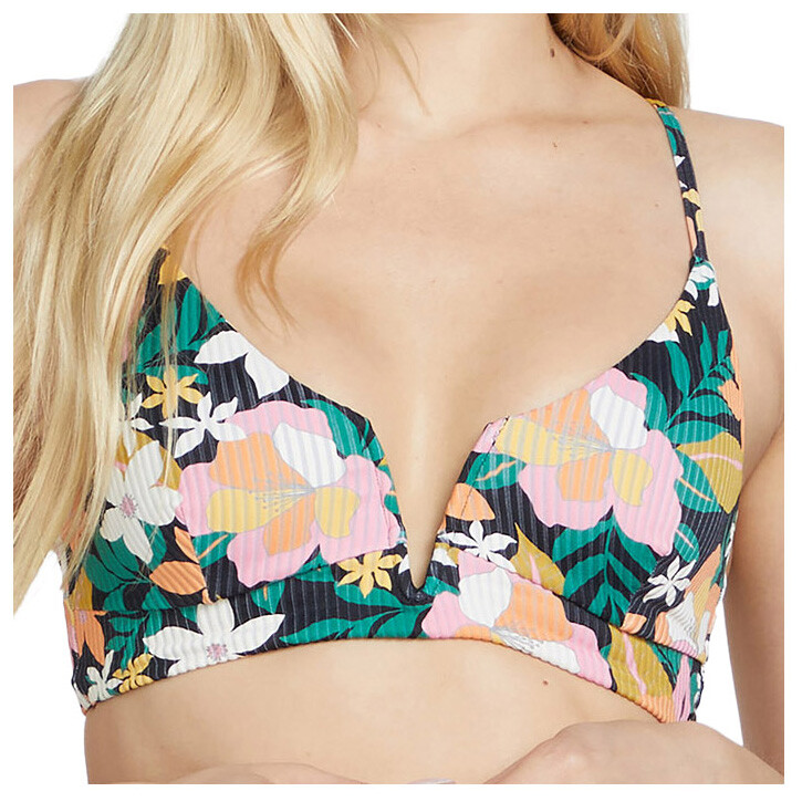 

Верх бикини Volcom Women's Had Me At Aloha Crop, цвет Multi, Коричневый