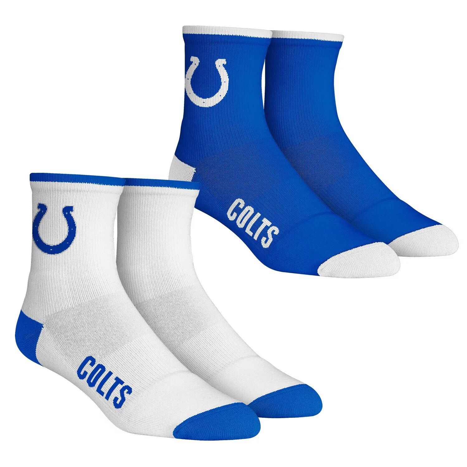 

Мужские носки Rock Em Indianapolis Colts Core Team, комплект из 2 носков длиной четверть длины