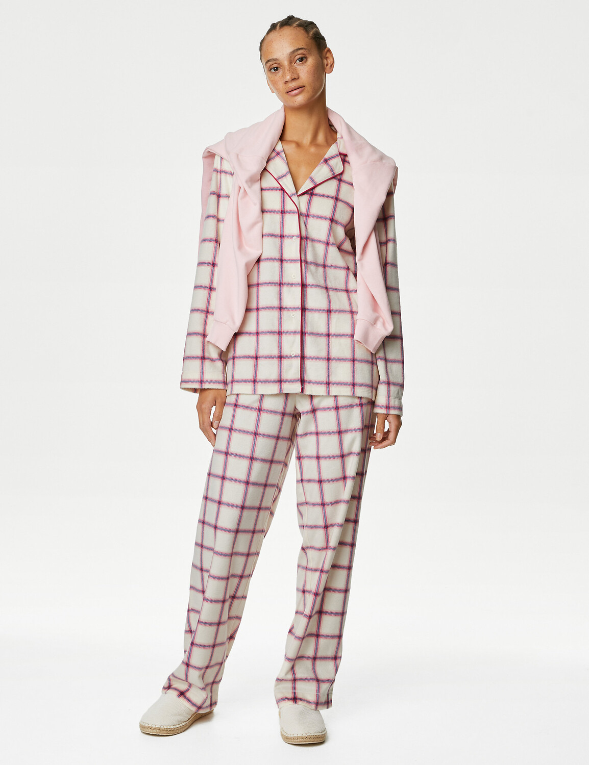 

Пижамный комплект из флиса в клетку Marks & Spencer