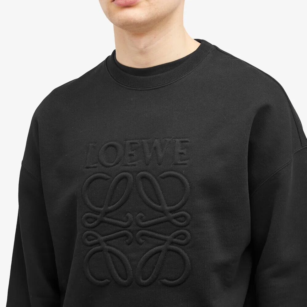 

Loewe Свитер с тональным логотипом, черный