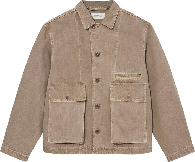 

Куртка Lemaire Boxy 'Snow Beige', коричневый