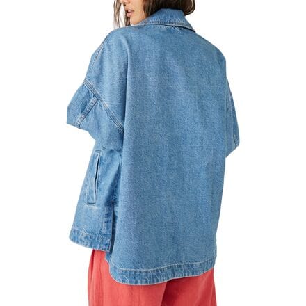 цена Джинсовая куртка Madison City женская Free People, цвет Solar Wash