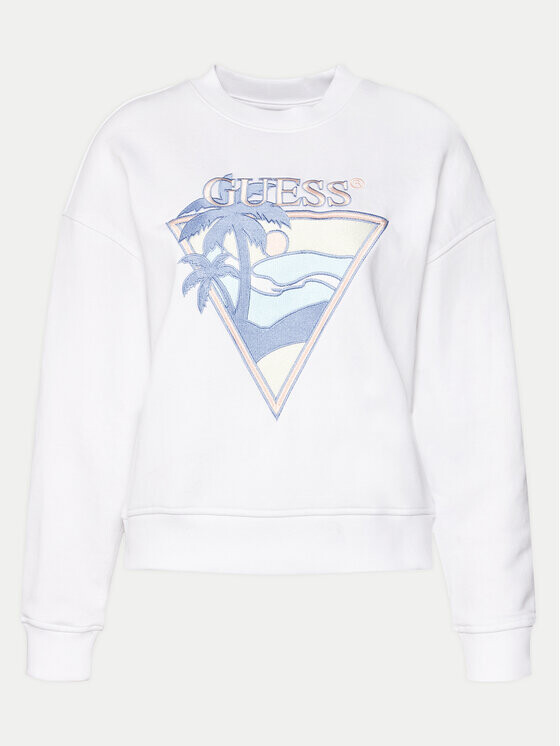 

Толстовка свободного кроя Guess, белый