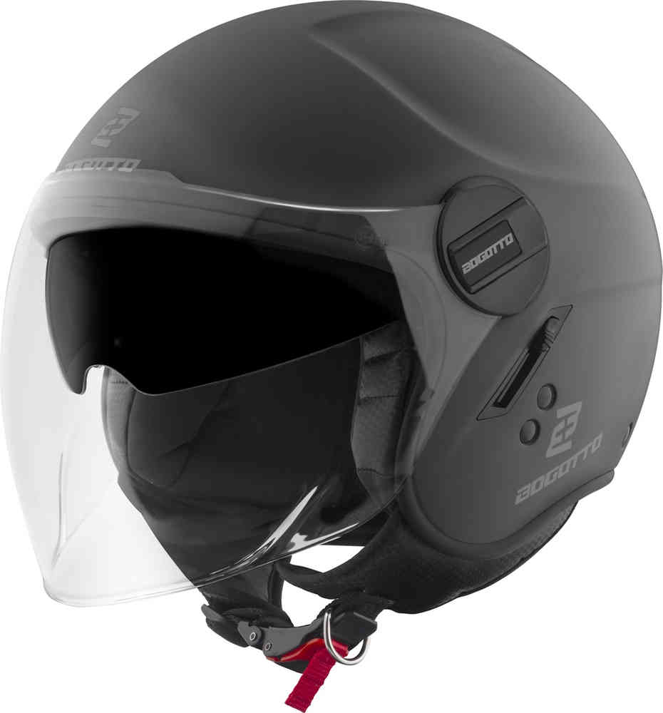 H595-1 Реактивный шлем SPN Bogotto, черный мэтт h589 твердый реактивный шлем bogotto браун мэтт
