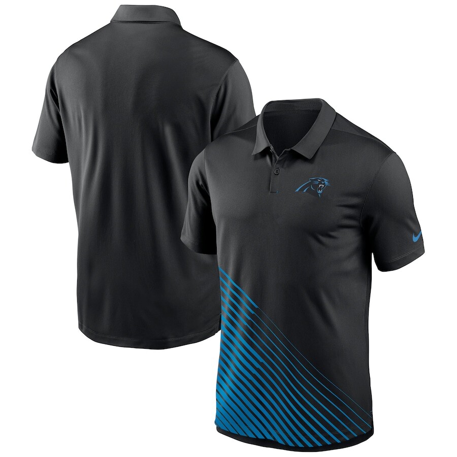 

Поло с коротким рукавом Nike Carolina Panthers, черный
