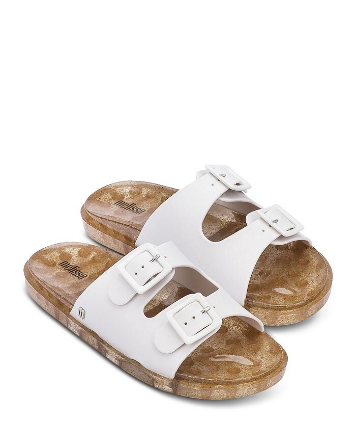 

Женские широкие сандалии без шнуровки с пряжкой Melissa