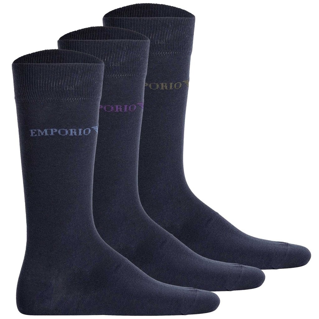 

Носки 3-PACK Emporio Armani, темно-синий