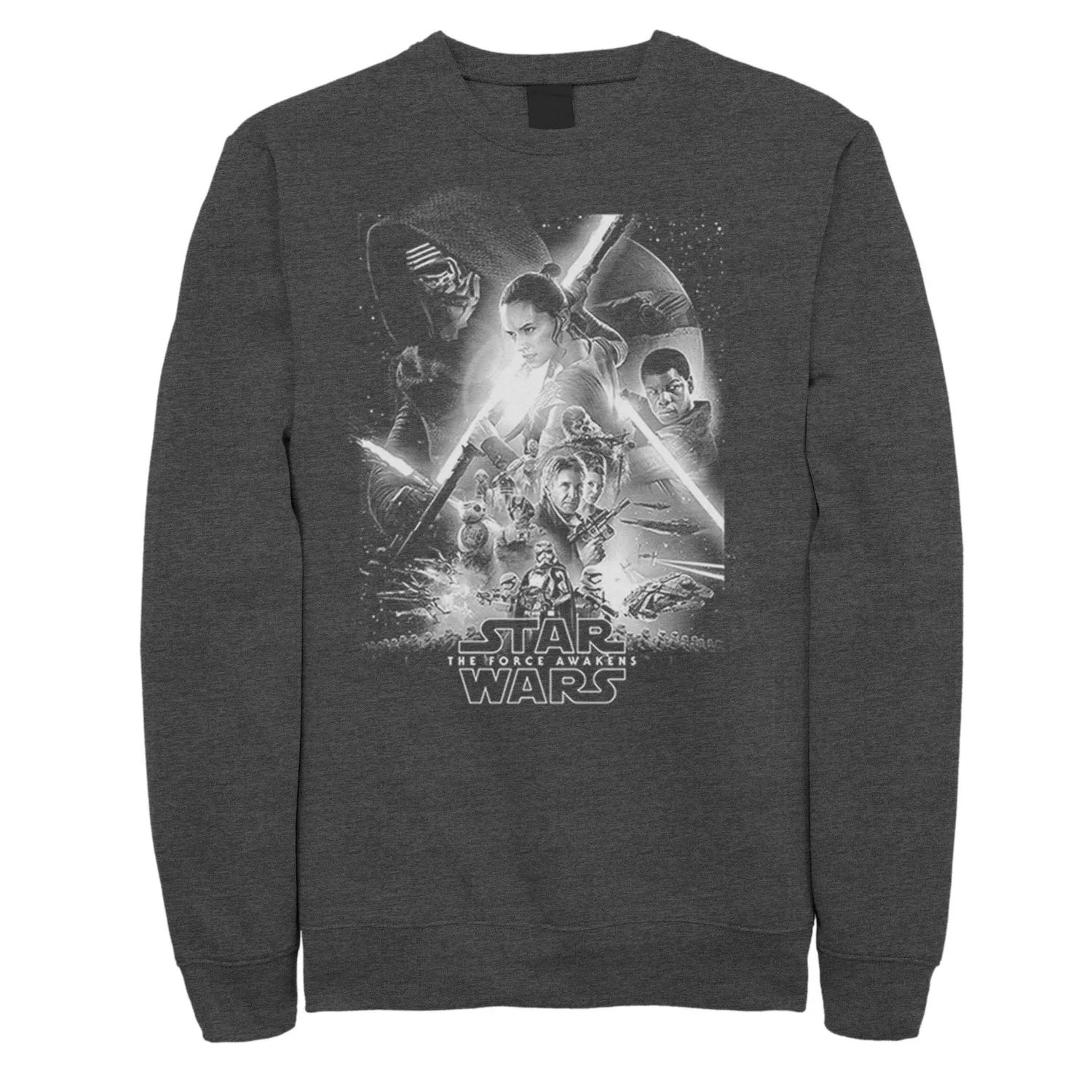 Мужской свитшот с плакатом группы «Звездные войны: Пробуждение силы» Star Wars